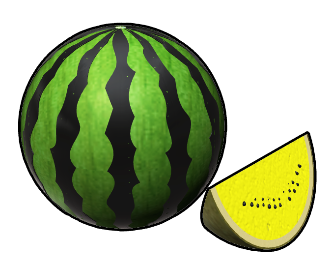 スイカ　カット